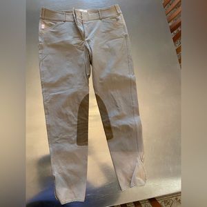 NWOT 34L Tan knee patch equestrian riding breeches from The Tailored Sportsman